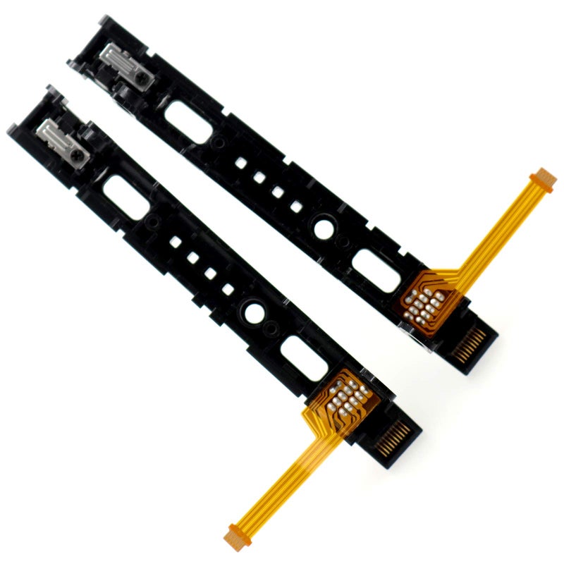 Deal4GO Left & Right Slide Rail w/Sensor Flex Cable Compatible with Nintendo Switch & Switch OLED Joycon Controller Slider Rail - Image 2